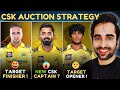 CSK Mega Auction STRATEGY IPL 2025 | CSK Target Players 2025 | CSK Playing 11 | Squad | Five Sportz