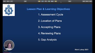 OneFile Lesson 3: Plans and Gap Analysis (Warwickshire Police)