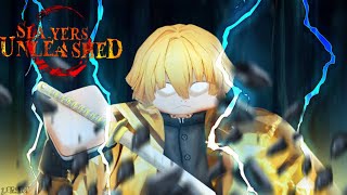 Slayers Unleashed Thunder Breathing Showcase⚡️ | Slayers Unleashed |