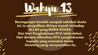 Renungan Firman dan Kesaksian, Wahyu 13: 1-18 - Nadine Angelica Heumasse