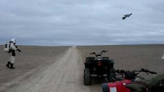 FMARS 2009 - Launch of Prioria Maveric UAV for 5th Flight on Devon Island