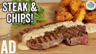 STEAK \u0026 PEPPERCORN SAUCE | EMOTION COOKBOOK #1 LOVE #ad