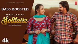SOLITAIRE : Korala Maan | Bass Boosted | Bass Boosted Songs Korala Maan | Mr Stereo |#bassboosted