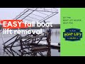 Boat Lift Removal with Boat Lift Helper Air-Bags