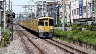 西武新2000系　2079F＋2453F　準急池袋行き　東久留米駅到着