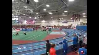 Heat 2 Men's 40-44 400m USATF Masters Indoor Championships-2014