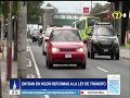 hoy entran en vigor las nuevas reformas a la ley de tránsito