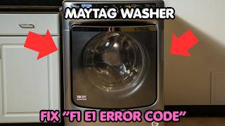 How to Fix Maytag Washer F1 E1 Error Code?