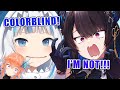 【The Nerissa Colorblind Saga】Kiara and Gura discover Nerissa is slightly colorblind