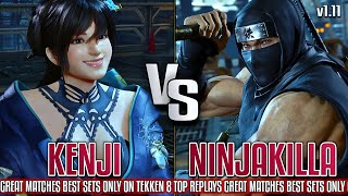 Tekken 8 Kenji (Asuka) vs NinjaKilla (Law) Ranked Matches Replays