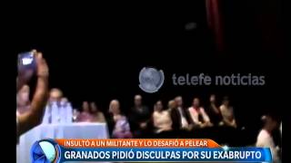 El exabrupto de Granados -   Telefe Noticias