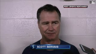 Scott Servais on benches clear