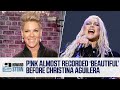 P!nk Wanted “Beautiful” but Linda Perry Gave It to Christina Aguilera Instead