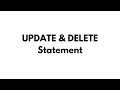 Learn SQL Queries (UPDATE and DELETE Statement)