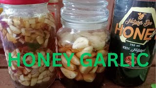 MAKING HONEY GARLIC FOR IMMUNE SYSTEM