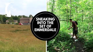 TRYING TO SNEAKING INTO THE FILM SET OF EMMERDALE | THE LODGE GUYS | VLOG