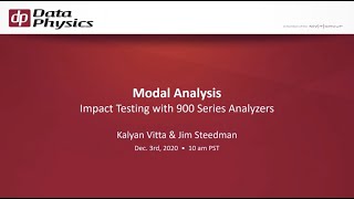 Modal Analysis - Impact Testing with Data Physics 900 Series Analyzers