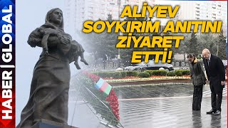 Azerbaycan Cumhurbaşkanı İlham Aliyev, Hocalı Soykırımı Anıtını Ziyaret Etti