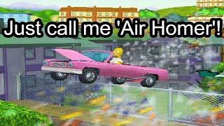 Flying In The Air With Homer Simpson's Car Is Hilarious!