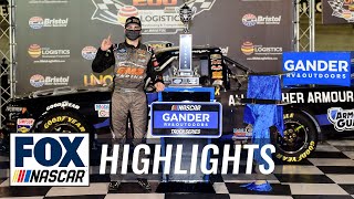 LAST LAPS: 17 year-old Sam Mayer dominates at Bristol Motor Speedway | NASCAR ON FOX HIGHLIGHTS