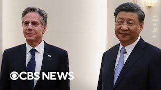 Blinken: U.S. talks with China "a work in progress"