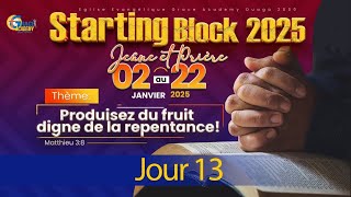 STARTING BLOCK 2025  JOUR 13 - Pasteur Doudou LUNGU  - 14/01/2025