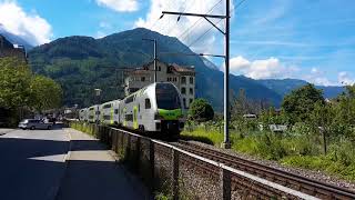 BLS train in Interlaken, Switzerland