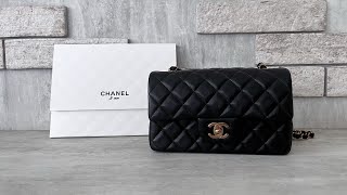 Chanel 24B Mini Classic Handbag Unboxing!