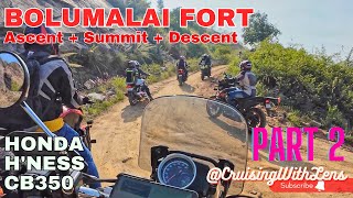 Bolumalai Fort offroad - PART 2 | Breakfast Ride, Bikers Troop Bengaluru |  | Honda H''ness CB 350