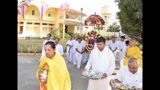 Glimpses of Procession of Bhagawan Sri Sathya Sai Baba \u0026 Sri Sai Trayeeshwara Lingam | Brindavan