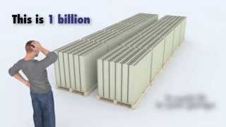 3D Animation, What 1 Trillion Dollars Looks Like 3D Animation, What 1 Trillion Dollars Looks Like