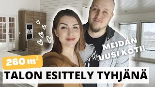 MEIDÄN UUSI TALO TYHJÄNÄ! 🏡 🤩