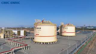 Two 30,000m³ LNG storage tanks designed and manufactured by CIMC Sanctum are in efficient operation.