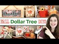 NEW Dollar Tree Fall DIYS | No Skill required! | HIGH-END Farmhouse Fall Home Decor DIYS