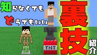 【カズクラ2019】知らなくてもどうでもいい裏技紹介!マイクラ実況 PART292