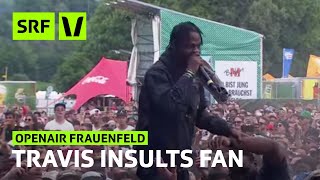 Openair Frauenfeld: Travis Scott spuckt wegen Sneaker auf Fan | Festivalsommer 2015 | SRF Virus