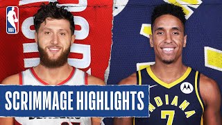 TRAIL BLAZERS at PACERS | SCRIMMAGE HIGHLIGHTS | July 23, 2020