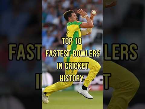 Top 10 Fastest Bowlers In Cricket History - YouTube