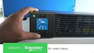 Learn to Disable Green Mode in UPS SRVPM2KRIL-IN | Schneider Electric Support