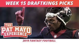2019 Fantasy Football Rankings — NFL Week 15 DraftKings Picks, Predictions, Preview, Sleepers