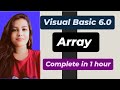 Dynamic array in Visual basic 6.0 || Types of array