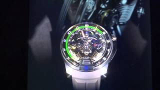 HYT at SalonQP with chrome cylindrical displays with that touch of innovation.