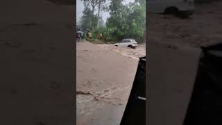 #kotdwar #flood #car rescue