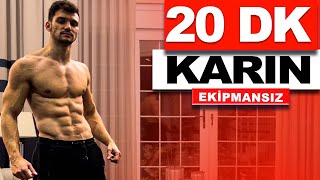 20 DK Karın Antrenmanı // Karın Bölgesinin Her Kısmı!! // Çelik Yelek | velikaans