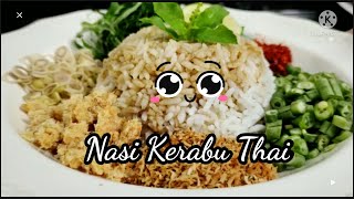 Nasi Kerabu Siam Kedah | Thai Rice Salad Recipe(Khao Yum) | วิทีทำข้าวยำน้ำบูดู [Thai Cook Kitchen]