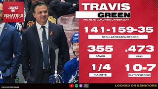 BREAKING NEWS: Travis Green Expected To Be Named Next Ottawa Senators Head Coach