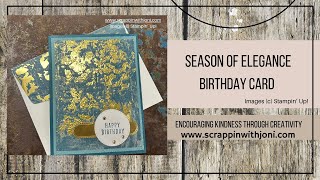 Season of Elegance Birthday card