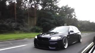 Stanced BMW F11 rolling on rotiforms