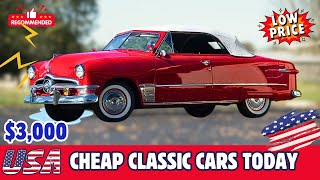 Cheap Classic Cars for Sale by Owner Today #classiccars