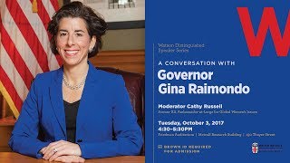 A Conversation with Governor Gina Raimondo and Ambassador Cathy Russell